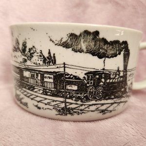 Unique Ceramic Train Mug